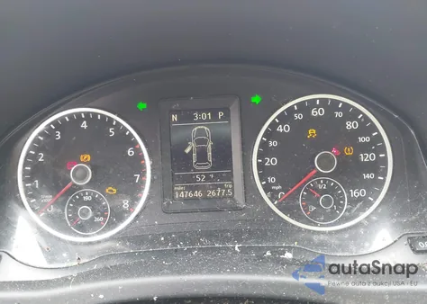 2012 Volkswagen Tiguan Se из США, поврежденный, VIN WVGBV7AX9CW583860